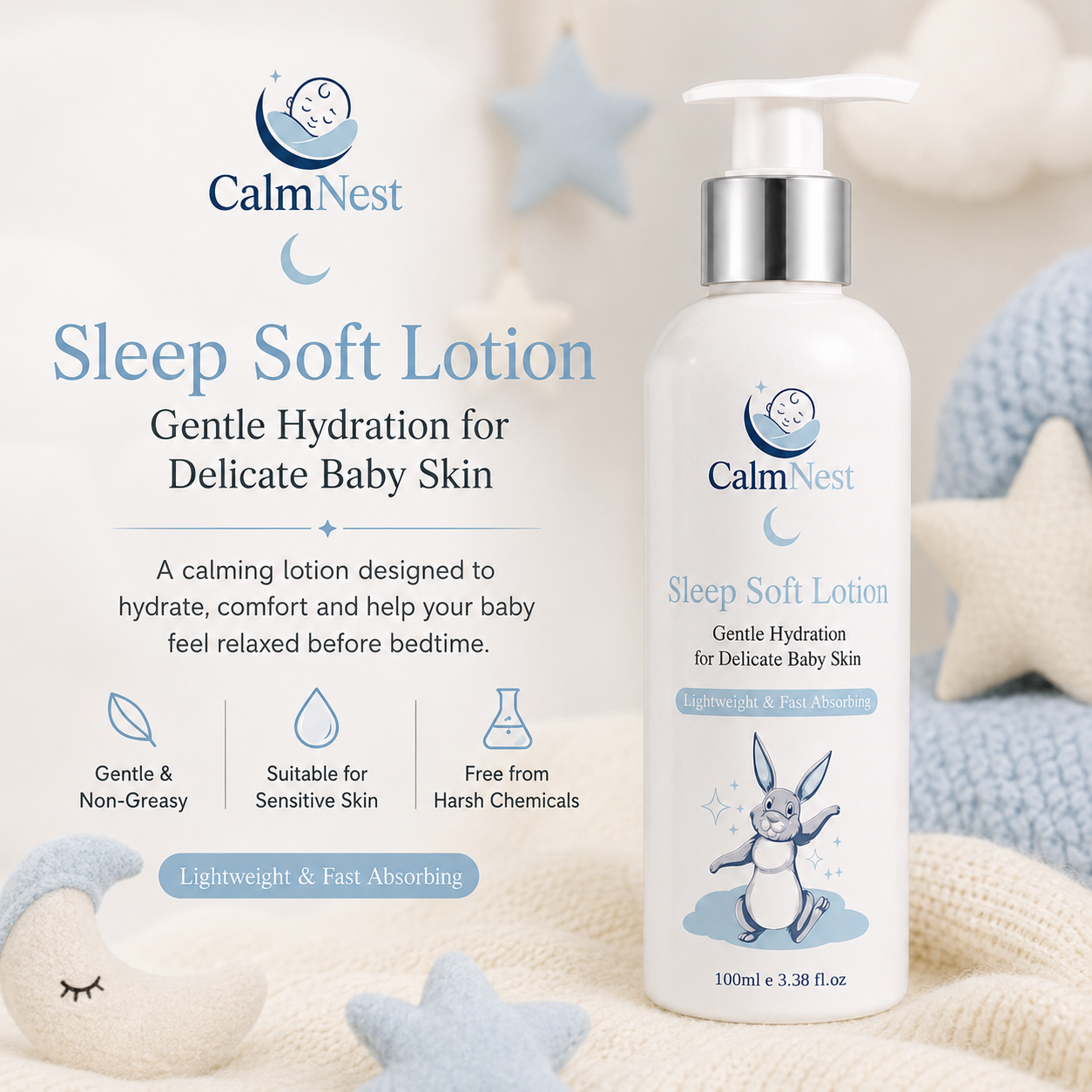 CalmNest Sleep Soft Lotion