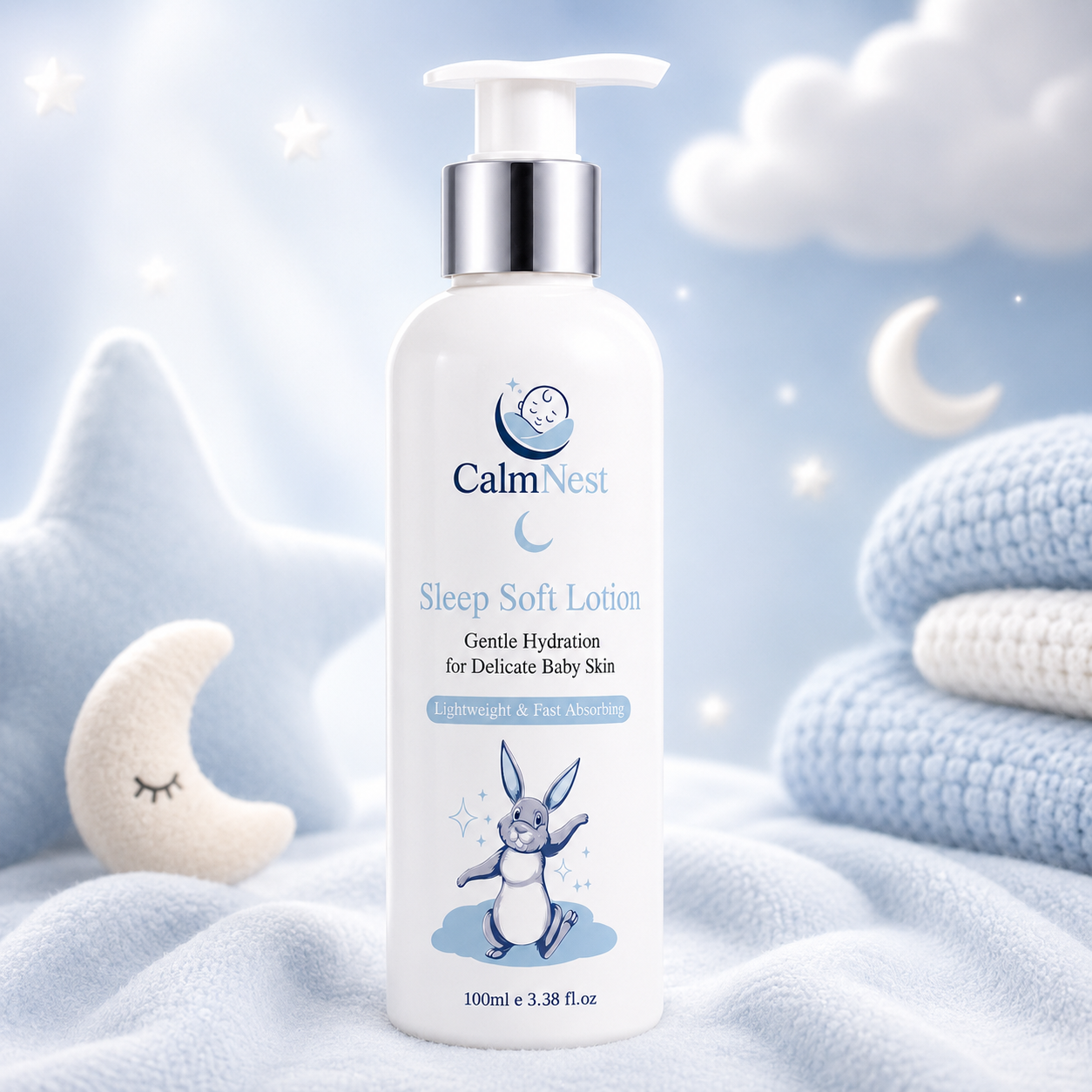 CalmNest Sleep Soft Lotion – Gentle Moisturizing Baby Lotion for Soft & Calm Skin