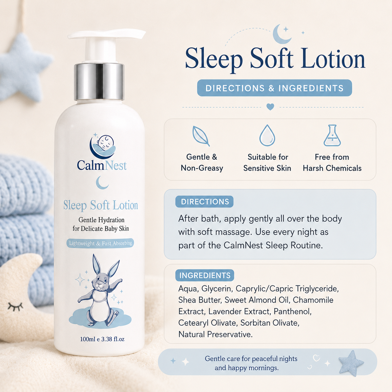 CalmNest Sleep Soft Lotion